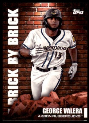 George Valera 2022 Topps Pro Debut Rookie Brick by Brick Insert Card RC #B-17