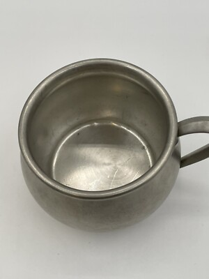 Early American Pewter Child's Cup Web Silver Co 2.25”x3” Vtg | eBay