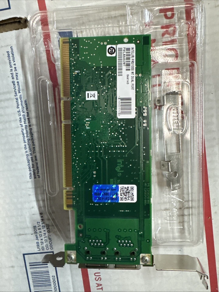 NUEVO Adaptador de red Intel PRO/1000 MT PCI/PCI-X de doble puerto para servidor PWLA8492MT Foto 3 de 4