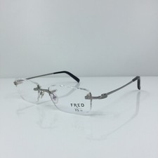 New Authentic FRED Lunettes Manhattan F3 Eyeglasses C. 007 Ruthenium 51mm France