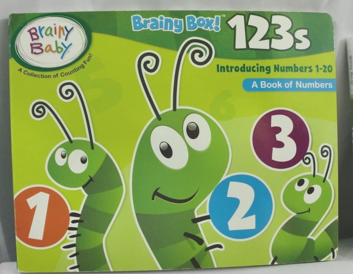 Brainy BABY 123's Book Flash Cards DVD (New-Sealed)
