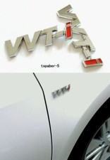 2x Jdm 3d Chrome Vvti Emblem Fender Side Badge Metal Sticker Decal Fit Japan Car 2x Jdm 3d Chrome Vvti Emblem Fender Side Badge Metal Sticker Decal Fit Japan Car