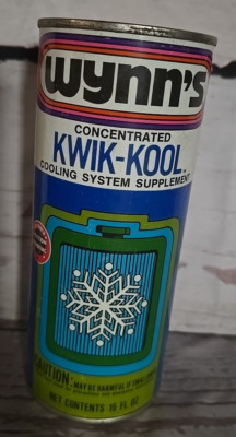 VINTAGE Wynn's Kwik-Cool Cooling System Supplement Coolant Can - NOS - SEALED