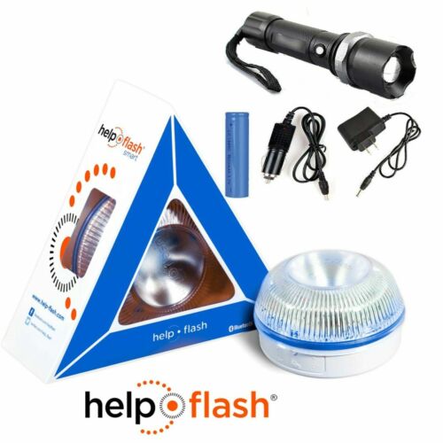 HELP FLASH SMART Luce di emergenza V16 omologata DGT Beacon LED Flashlight - Foto 1 di 6
