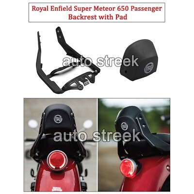Für Royal Enfield Super Meteor 650 Beifahrerrückenlehne mit Polster