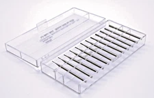 JEWELRY CYLINDER SQ. BUR SET 12 PCS 006 TO 025 FIG 21 QUALITY BURS FOR JEWELERS 