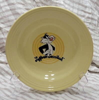 Fiestaware Fiesta Homer Laughlin Sylvester Cat Bowl 9