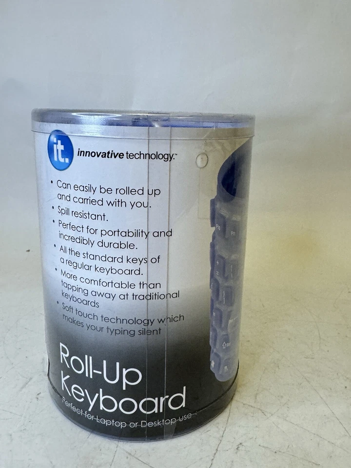 Retro Innovate Technology Desklamations USB Keyboard Soft Flexible Roll Up - Image 3 of 4