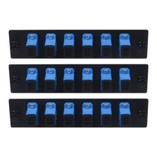 -3pcs 6 Fiber SC to SC UPC Singlemode Fiber Patch Panel with 6 SC/SC UPC Sing...
