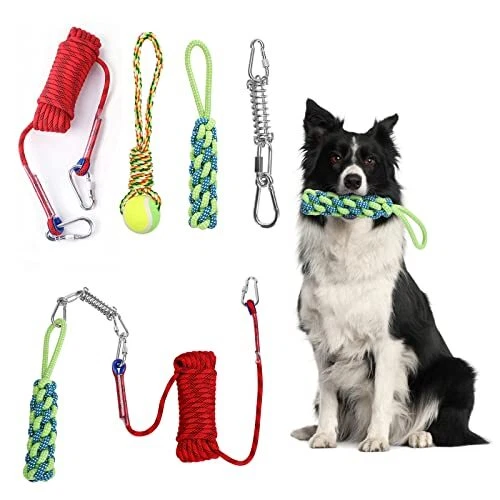 Dog Outdoor Bungee Hanging Toy