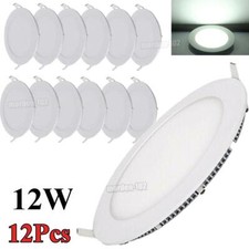 12Pack 6Inch LED Ceiling Lights Ultra-Thin Recessed Retrofits Kit 6000K Daylight