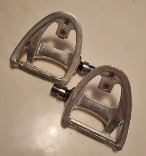 Pedali Vintage CAMPAGNOLO Pedals EROICA NO SUPER RECORD aluminium made in Italy - Picture 1 of 6