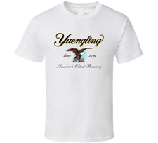 Yuengling Brewery Cool Eagle Beer Logo T Shirt