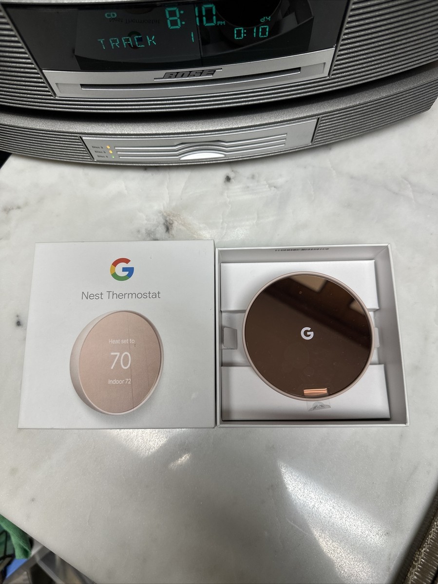 Google Nest G4CVZ GA02082-US Programmable Smart Thermostat Sand