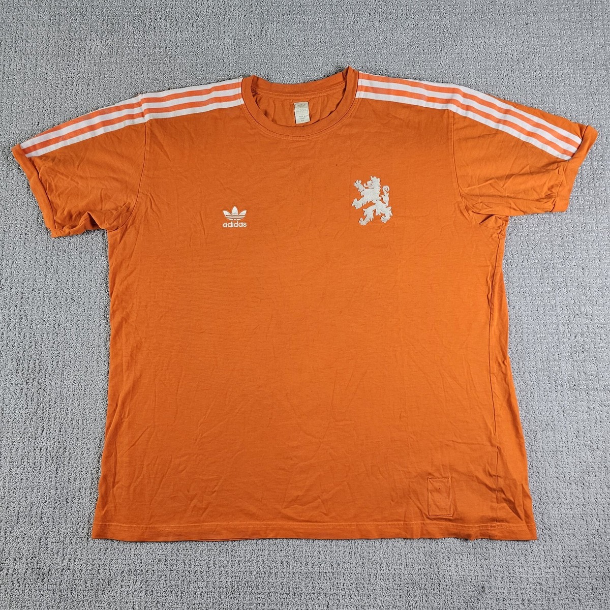 NETHERLANDS RETRO ADIDAS WORLD CUP SOCCER JERSEY SHIRT SIZE 2XL