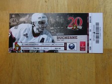 Marcus Foligno  1st NHL Game Ticket--1st time Marcus + Nick played against each