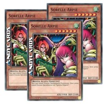 3x SORELLE ARPIE • (Harpie Lady Sisters) • Comune • DPBC IT038 • 1Ed • Yugioh!