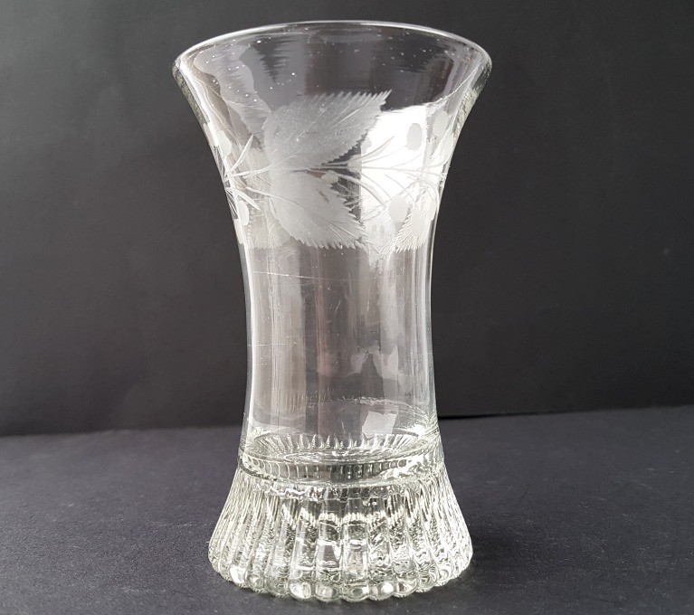 Empire Biedermeier Glass Hand-Cut Bohemia Circa 1800 - 1820 AL1133