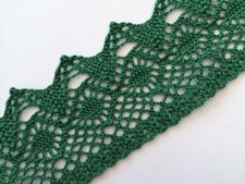 Bordüre Spitze Klöppelspitze Borte Baumwolle 50 mm breit (12)