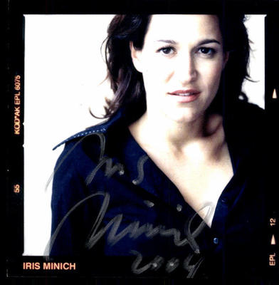 Iris Minch Autogrammkarte Original Signiert ## BC 55583