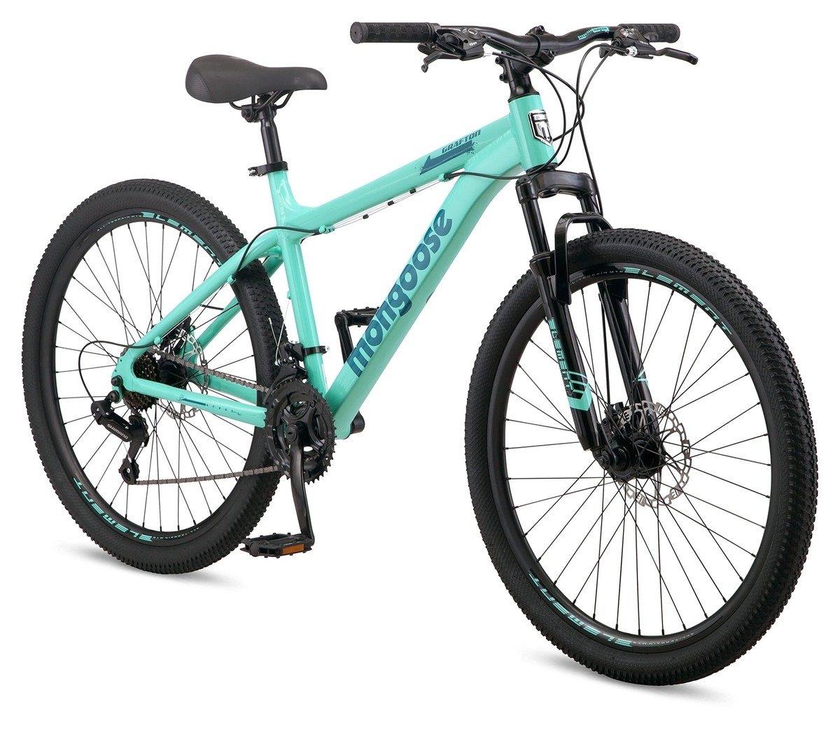 Mongoose Grafton Mountain Bike for Adult Men Women, 26-Inch Wheels - Main Image