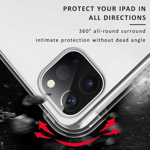 For iPad Pro 11'/12.9'' Shockproof Clear Slim Anti-yellow Heavy Duty Case Cover - Picture 2 of 17