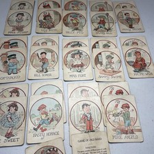 Vintage 1920  s Old Maid Card Game Incomplete See Photos