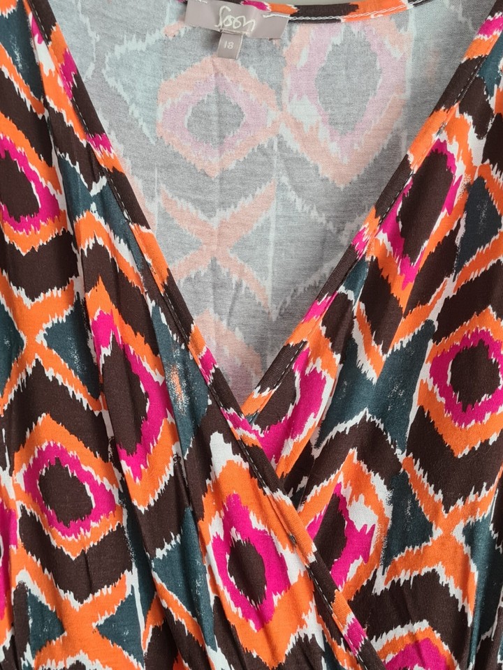 💕ladies, long floral dress, size 18💕 eBay