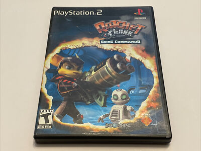 Ratchet & Clank Going Commando Sony PlayStation 2 2003 PS2 Black Label No Manu