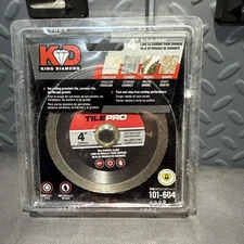 New KING DIAMOND 4" Diamond Continuous-Rim Circular Saw Blade CTD40S8 tile #1