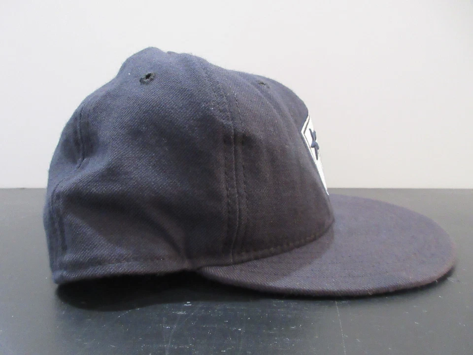 VINTAGE Famous Stars & Straps Hat Cap Fitted Mens 7 3/8 Black Travis Barker Y2K - Image 4 of 4
