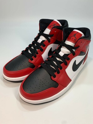 Nike Air Jordan 1 Retro Mid Chicago Red Black White 554724-069 Men's u0026 GS  Sizes | eBay