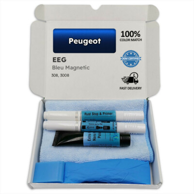 Lackstift für Peugeot Blau BLEU MAGNETIC EEG 308 3008 Stift Stick Kratzer