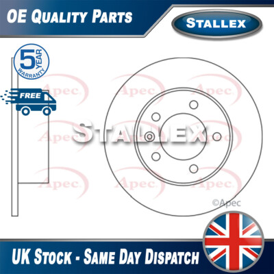 Fits Vauxhall Movano 2010- Renault Master 2010- 1x Brake Disc Rear Stallex