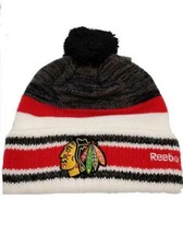 New Chicago Blackhawks Mens Size OSFA Reebok Thick Cuffed Knit Beanie 25