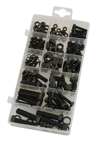 240 Piece Nuts And Bolts Set Assortment Of M3, M4, M5, M6, M8 & M10 Bolts & Nuts - Picture 2 of 4