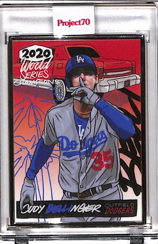 2021 TOPPS PROJECT 70 #25 CODY BELLINGER by SOPHIA CHANG - P70 SILVER FRAME 3/51