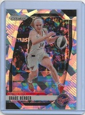 2024 Panini Prizm Ice Prizm Grace Berger WNBA #89 Indiana Fever