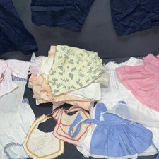   Vintage Baby/Doll/Kids Clothes Lot. Used as is.