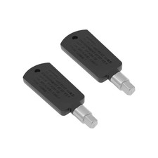 2Pcs Mini Fridge Key Lock Freezer Door Key Pentagonal Hole Key for Chassis Di...