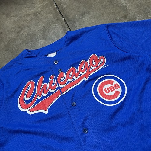Vintage Chicago Cubs Trikot Herren Large Blau Sammy Sosa 21 True Fan 90s MLB - Bild 8 von 11