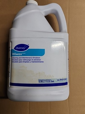 #ad Diversey 94512767 Wiwax Maintenance Emulsion Floor Cleaner 1 Gallon $27.19