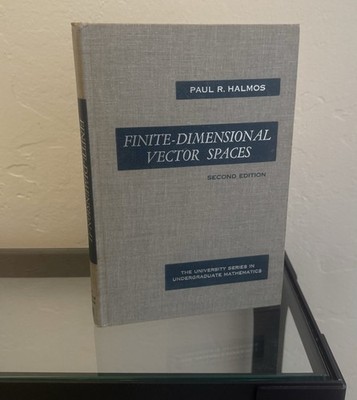 Finite-Dimensional Vector Spaces by Paul R. Halmos 1958 Hardcover