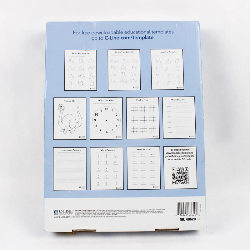 C-Line 40620 Bolsillos de borrado en seco reutilizables surtidos colores primarios 15 unidades Foto 4 de 4