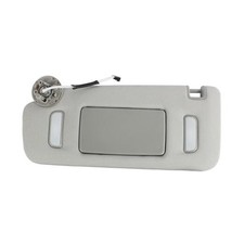 Driver Sun Visor for 2010-2017 Chevy Equinox  GMC Terrain, Light Gray OEM Left