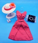 VINTAGE BARBIE CORAL CAMPUS BELLE DRESS FANTASTIC CONDITION!