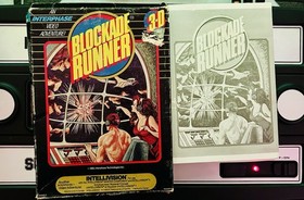 Blockade Runner for Intellivision - In Box, Game Cartridge Manual, No Overlays