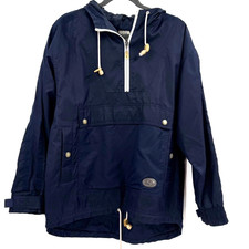 VTG Gap Anorak Jacket Size S Navy 90s Y2K Pullover Windbreaker Gorpcore Utility