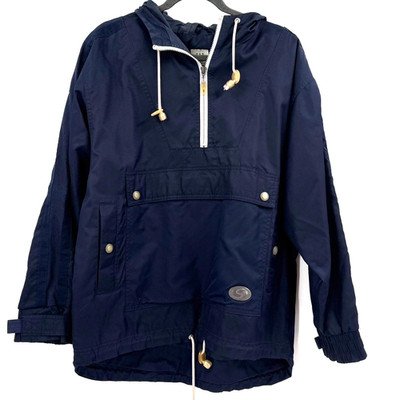 VTG Gap Anorak Jacket Size S Navy 90s Y2K Pullover Windbreaker Gorpcore Utility