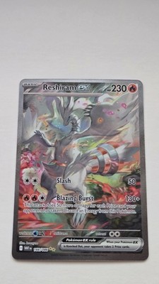 Pokémon Reshiram ex 166/086 White Flare SIR Full Art Holo ENG Fresh Pull